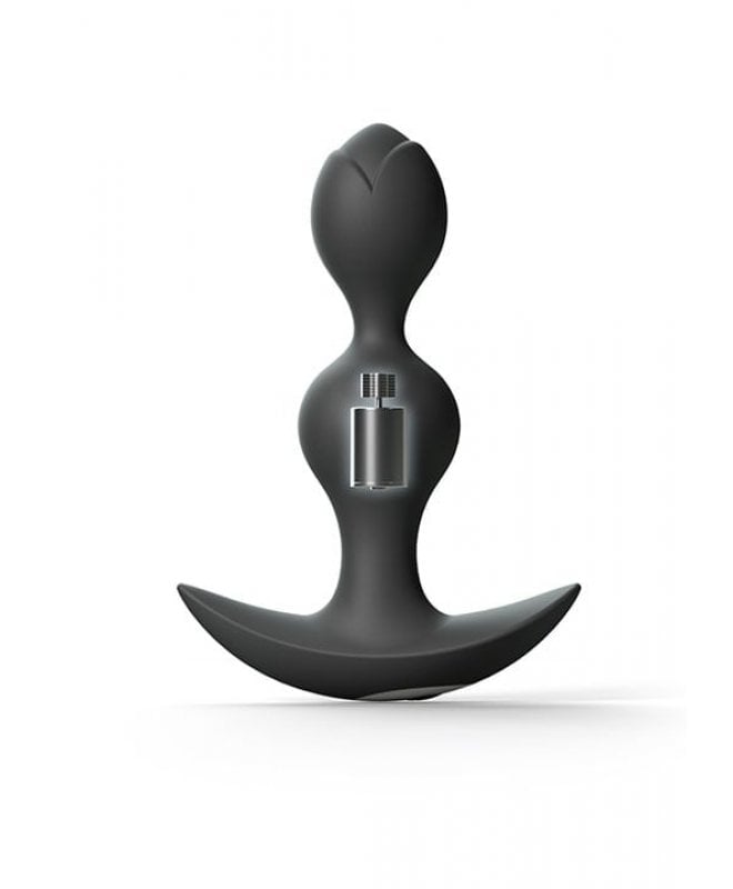 Vibrerende analplugg Twinny Bud sort