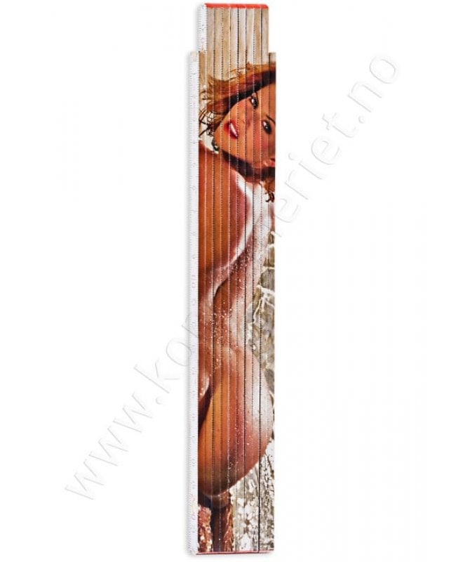 Meterstokk med damemotiv