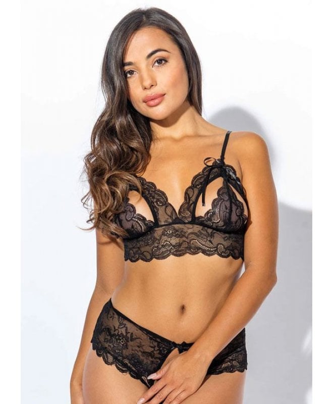 Christine - Bra Set Mistiquelady Black L/XL