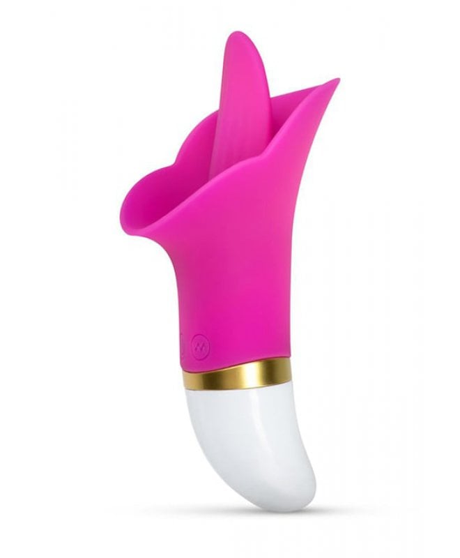 Teazers rosa klitorisvibrator med tunge