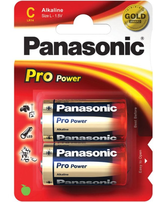 Panasonic C-batterier 2pk