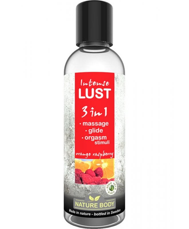 Glidemiddel appelsin og bringebær 3-i-1
