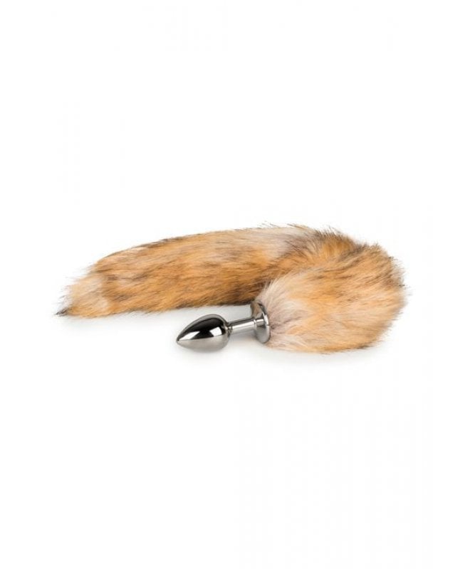 EasyToys Fox Tail buttplug No.1 sølv