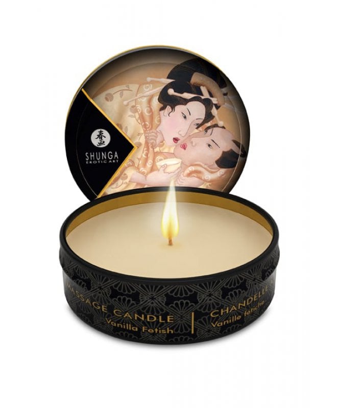 Massasjelys mini med vaniljeduft