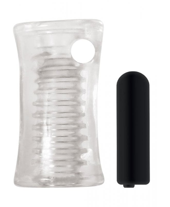 Onanihylse med vibrasjon Pop