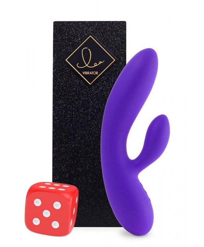 Rabbitvibrator Lea Glitter lilla