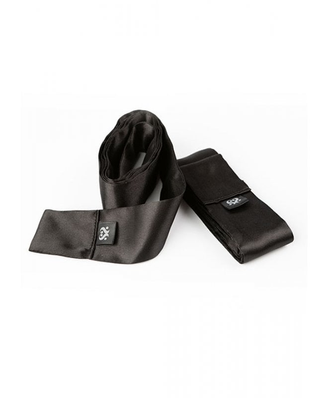 SEI-MIO - Nights in Tied Satin 2 x Silk Sash Restraints