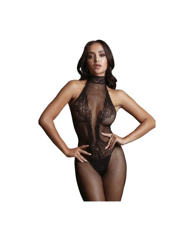 Le Desir - Lace Fishnet Catsuit