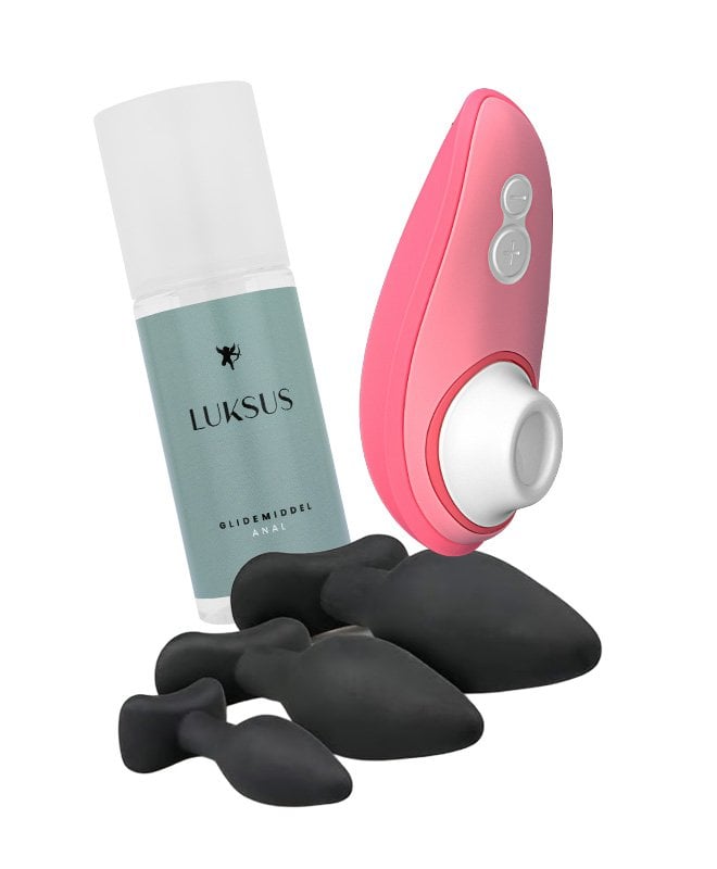 Womanizer Liberty 2 Buttplugg fersken pakke