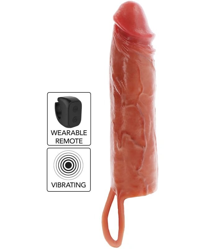 Get Real - Vibrerende penisforlenger 20cm