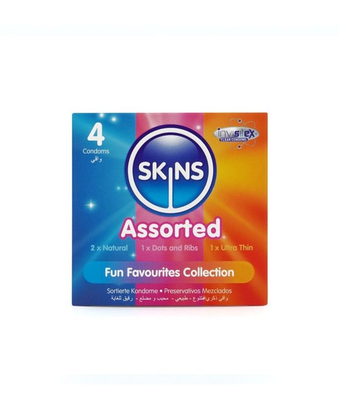 Skins Assorterte Kondomer 4 pk