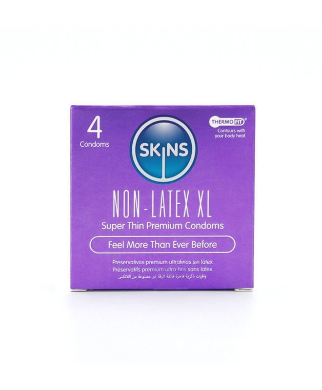 Skins Lateksfrie XL Kondomer 4 pk