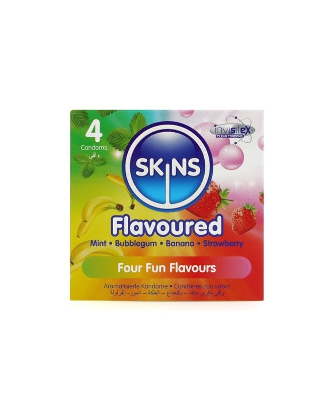 Skins Smaksatte Kondomer 4 pk