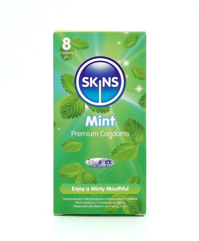 Skins Mint Kondomer 8 pk