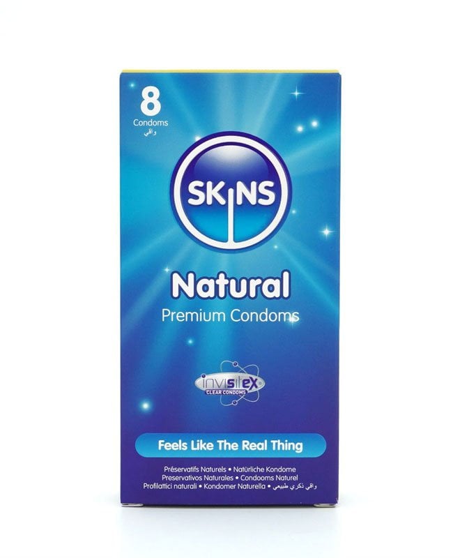 Skins Natural Kondomer 8 pk