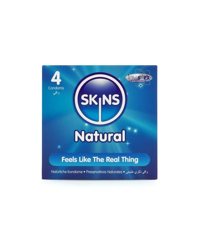 Skins Natural Kondomer 4 pk