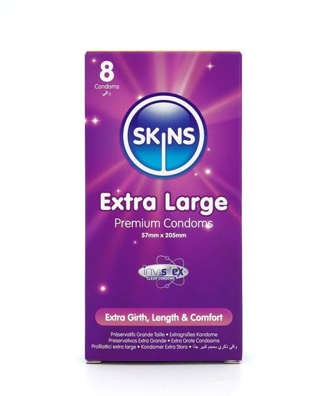 Skins Extra Large Kondomer 8 pk