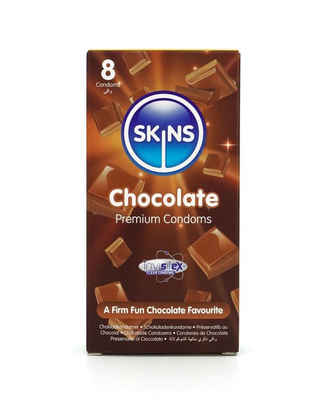 Skins Chocolate Kondomer 8 pk