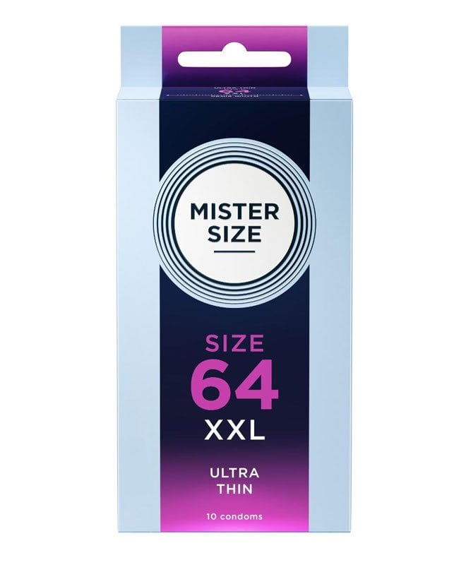 Kondomer Mister.Size 64 mm 10 pk