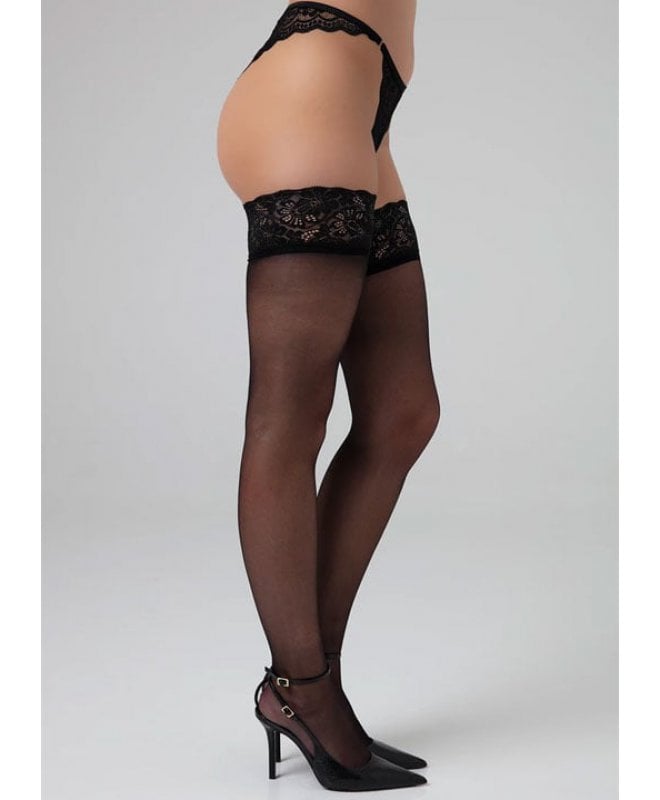 Christine - Stay-Up Anti-Ladder Glorious Black