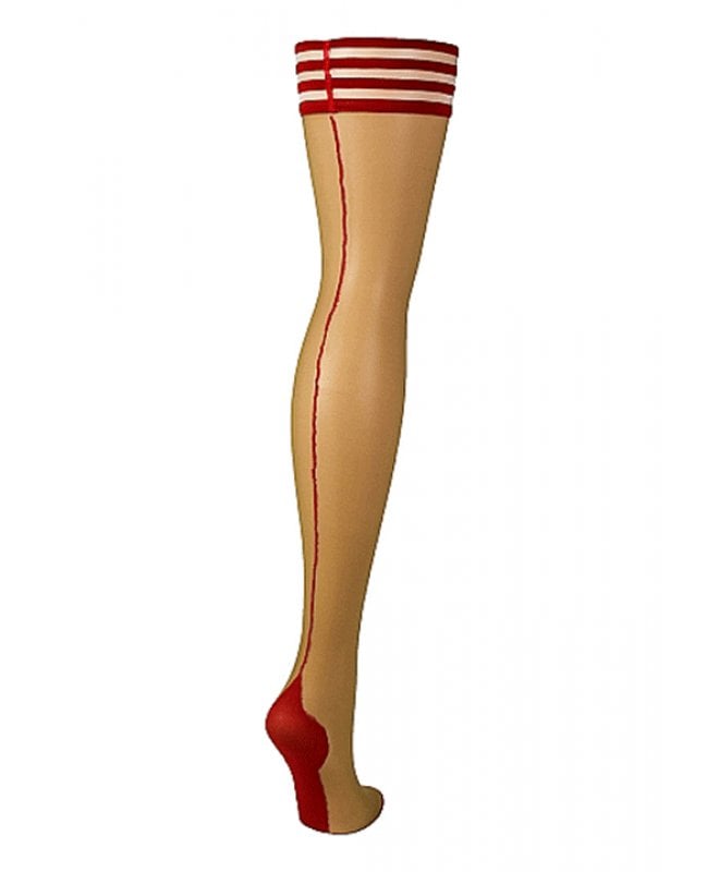 Kix'ies Whitney røde lårstrømper str B