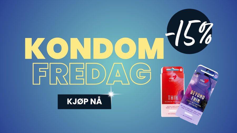 kondom fredag 15%